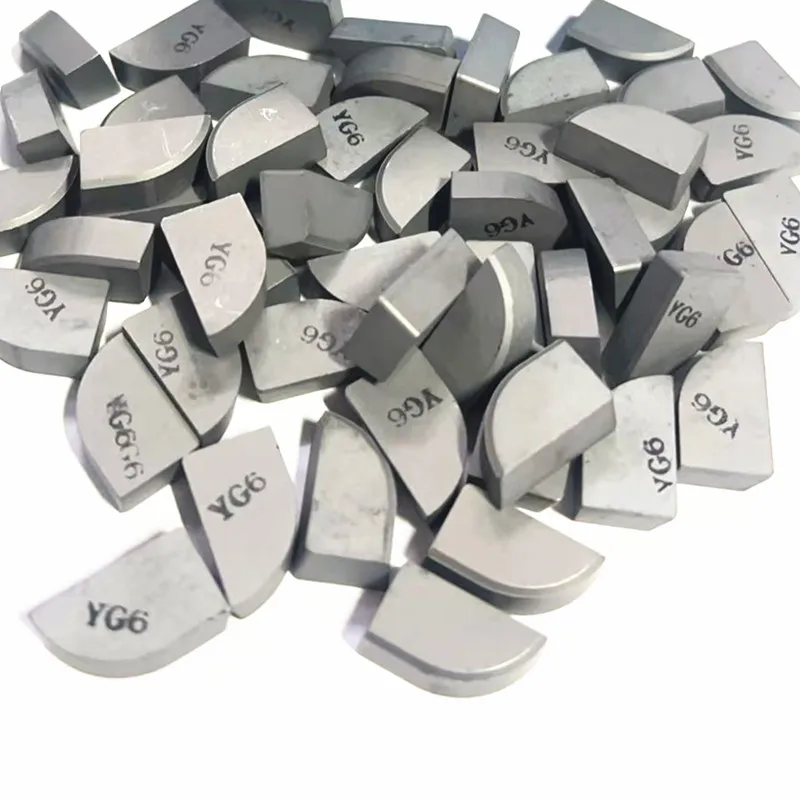 YG6/K10 C125,C122,C120 tungsten carbide brazed tip