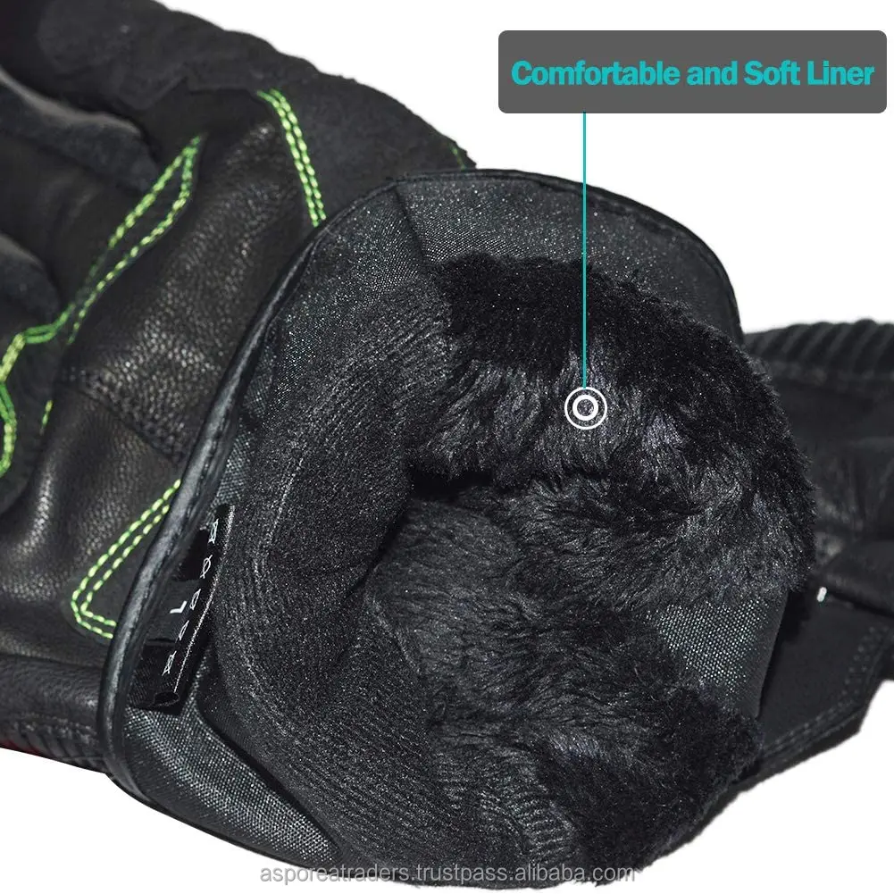 Motorbike Gloves Protection Motorcycle Full Finger Racing Gloves Riding Premium Leather Motorbike Motorcycle Gloves