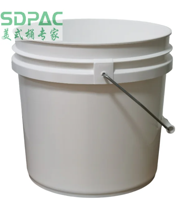 Portable Plastic Bucket Heavy Duty Bucket 2 Gallon Plastic Pail For Nail/ Conical Pick Storaging