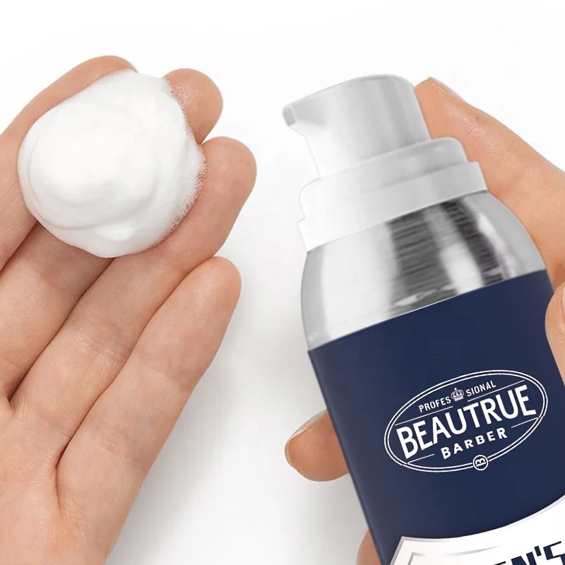 Cleansing Shave Cream Private Label Beard Shaving Gel Beard Care Shaving Foam For Men
