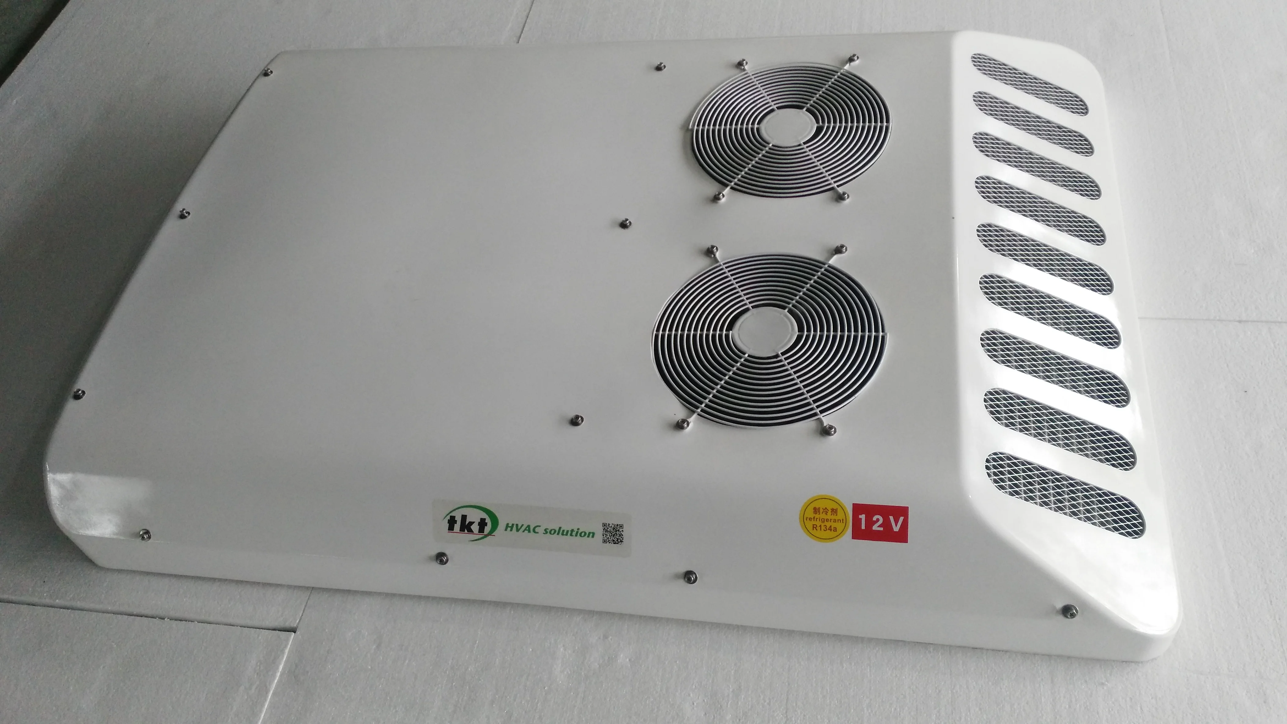 roof top 12v 24v air conditioner TKT-140V for Van engine driven model 14Kw cooling capacity