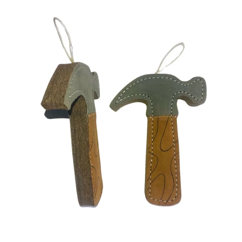 Soft Pet Toy Cute Tuff Toss Soft Comfortable Personalized Leather Dog Toys With Rope Handle for Pets Dogs Accessories