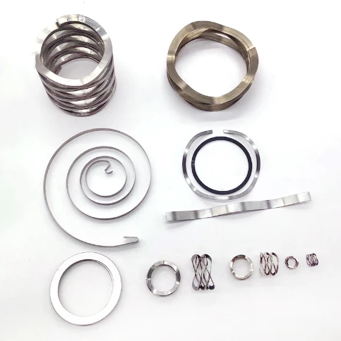 Custom 17-7 PH stainless steel piano wire compression wave springs