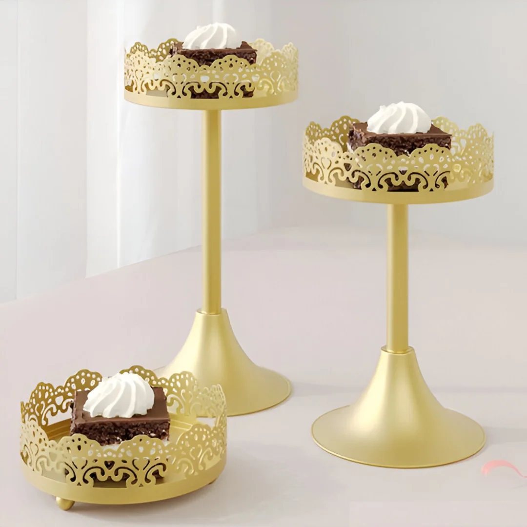 Brass Metal Cake Stand Enhance Every Dessert Display with Elegance Shop Today for Competitive Pricing and Exceptional Quality