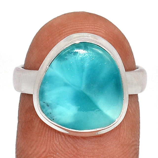 Larimar Ring 18k Gold Plated Women Jewelry Larimar Bulk Supplier Of Larimar Jewellery