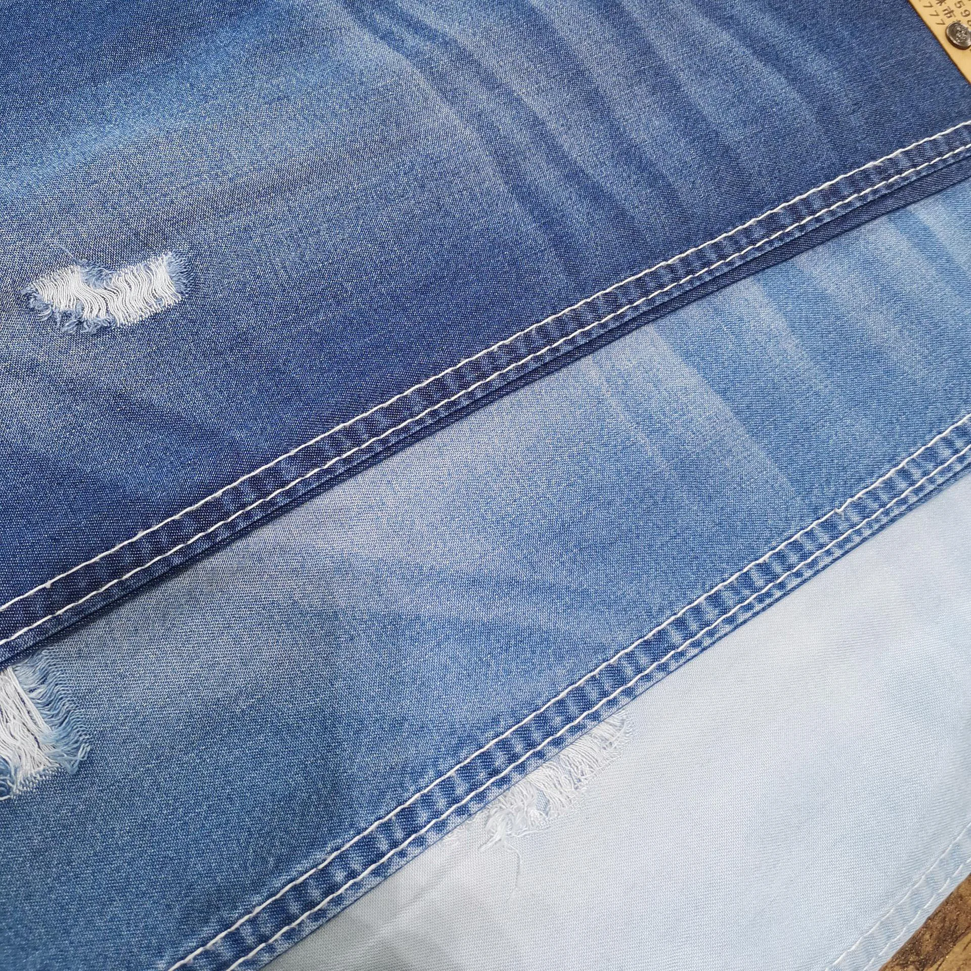 291A-2 super soft 5.8oz Shirt Fabric 100% Lyocell light denim fabric