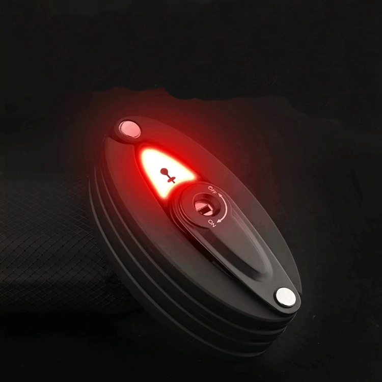 YH3242 Foldable Bike Lock Bicycle Rear Light LED Flash Red Tail Light MTB Scooter Ebike Fold LocK