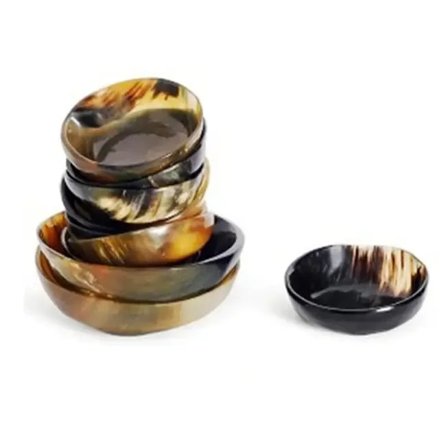 Dinning Use Real Horn Bowl Set For Tabletop Evening Snacks And Popcorn Storage Bowls Top quality at Low Price