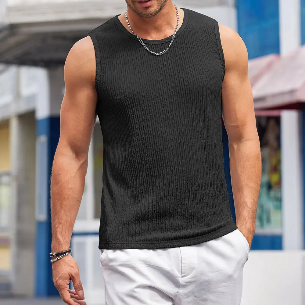 Quick Dry Breathable Tank Top Wholesale Low Price Tank Top Sleeveless Workout Wear Men Tank Top