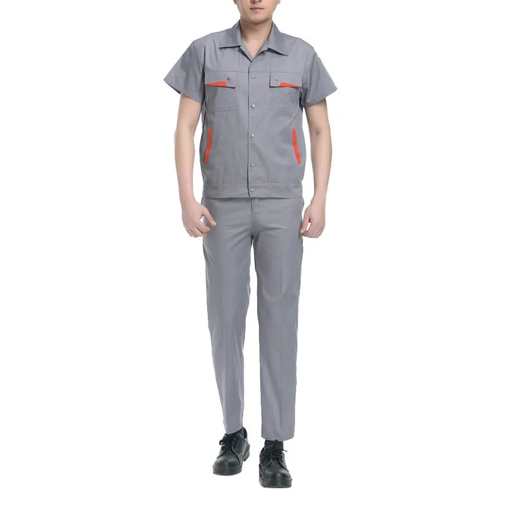 Top Quality Safety Overall Work Shop Mechanic Suit Construction Work Clothes Industrial Workwear Uniforms Men All Sizes