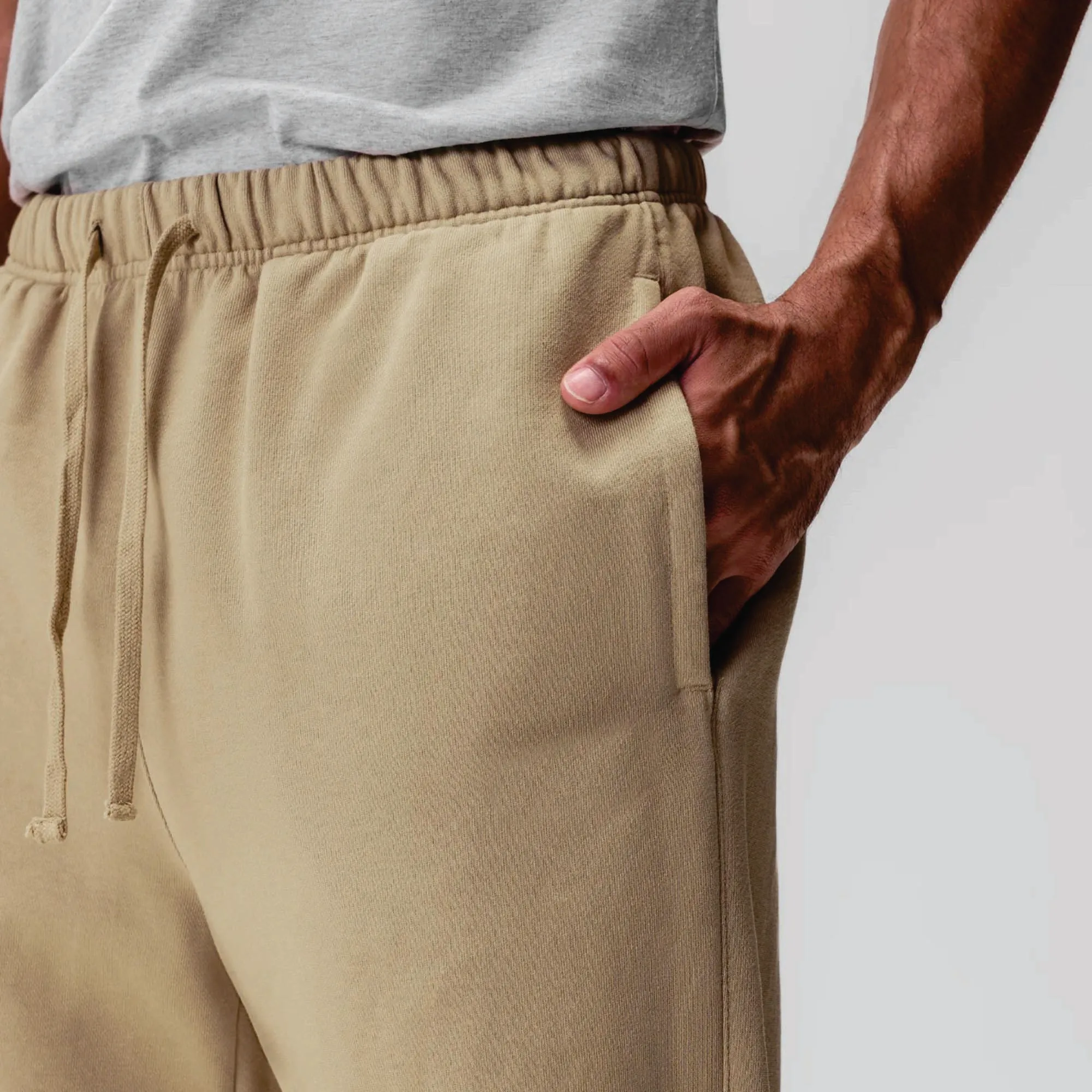 Designer Custom Luxury Mens French Terry Straight Leg Sweatpants Sweat Pants for Men Custom Logo Washed Sweatpants