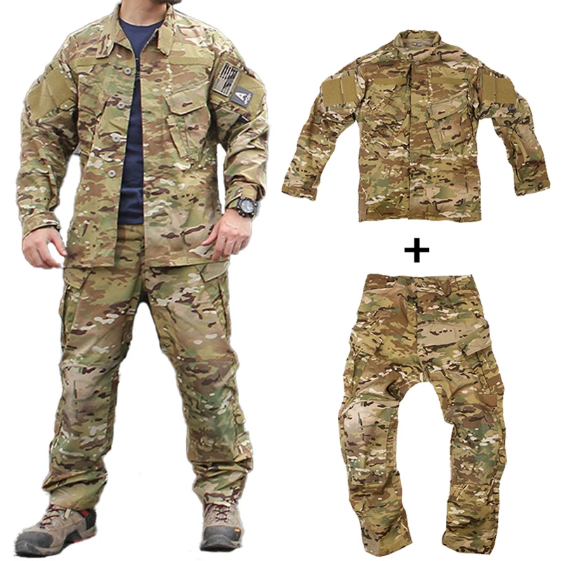 Emersongear Multicam R6 Anti-infrared Uniforms Rip-stop Combat Pants Shirts Tactical Jackets