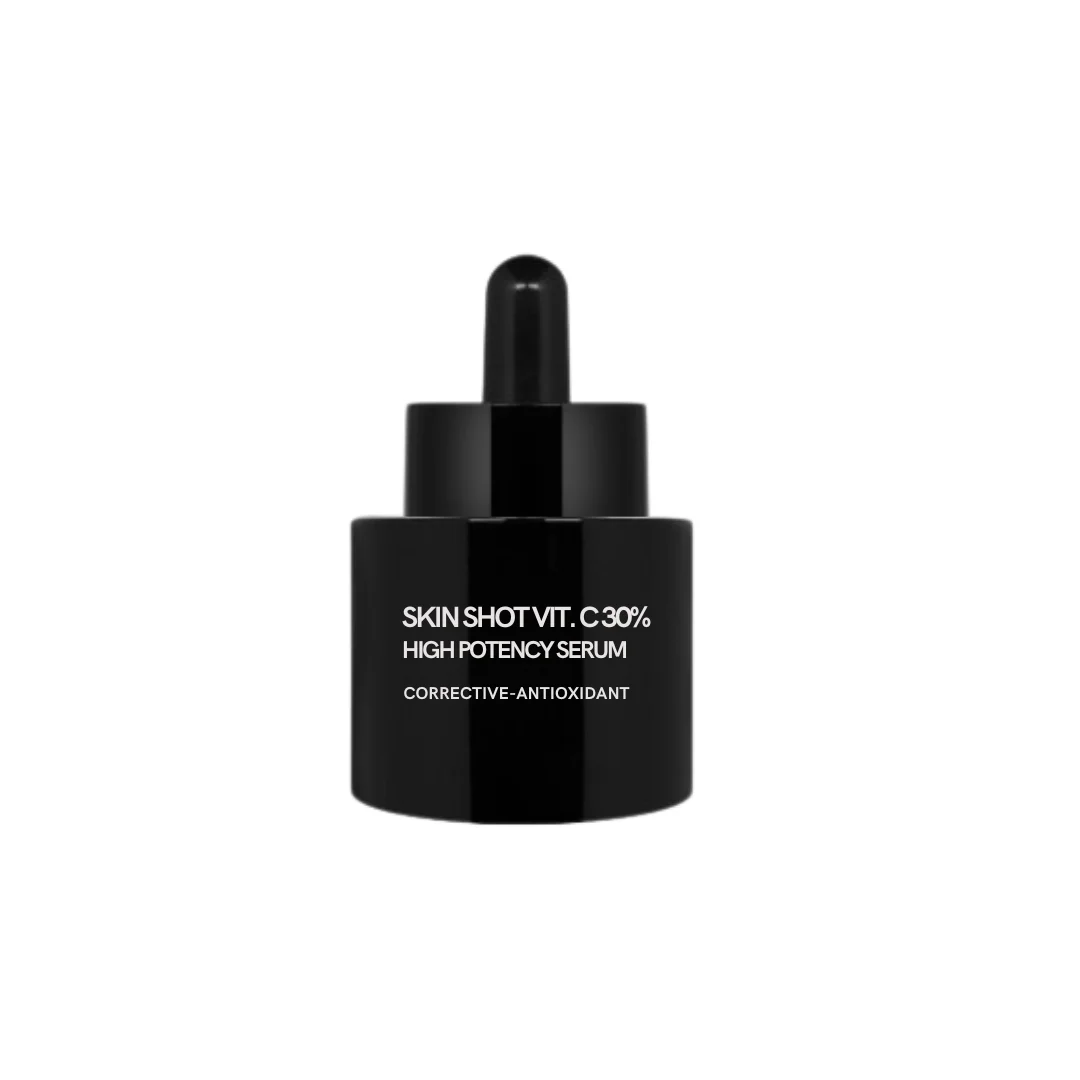 High Potency Vitamin C 30% Hyaluronic Acid Ferulic Acid Vit E Skin Shot Serum Anti-Age Corrective Antioxidant Whitening