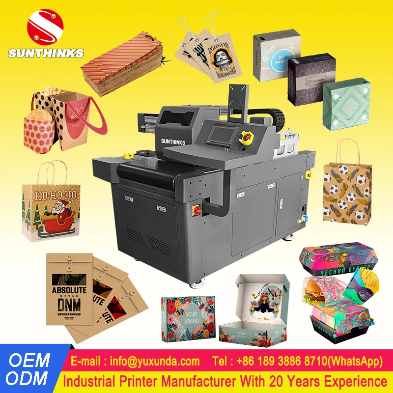 2023 New 30cm 60cm 90cm 120cm 150cm 180cm Digital Single Pass Carton Box Kraft Paper Bag Printer Inkjet Packaging Printer