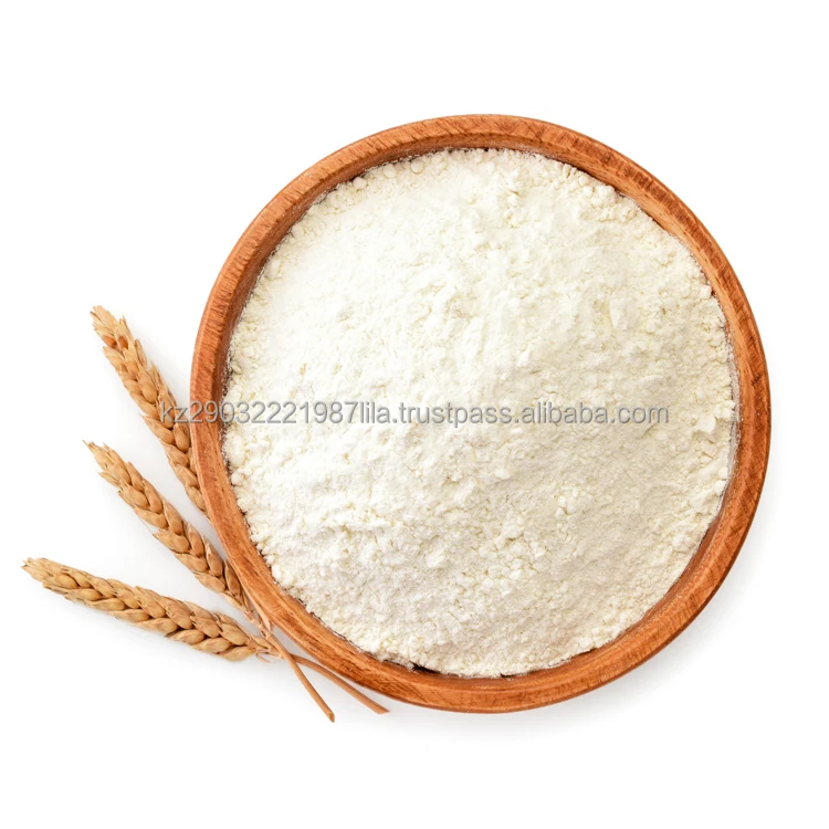 White wheat flour second grade for use in food industry packed in 50kg PP bags high quality bulk wheat flour