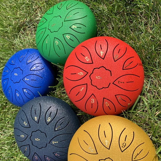 6inch 8note Steel Tongue drum percussion-instrument Handpan with carrying bag and mallets