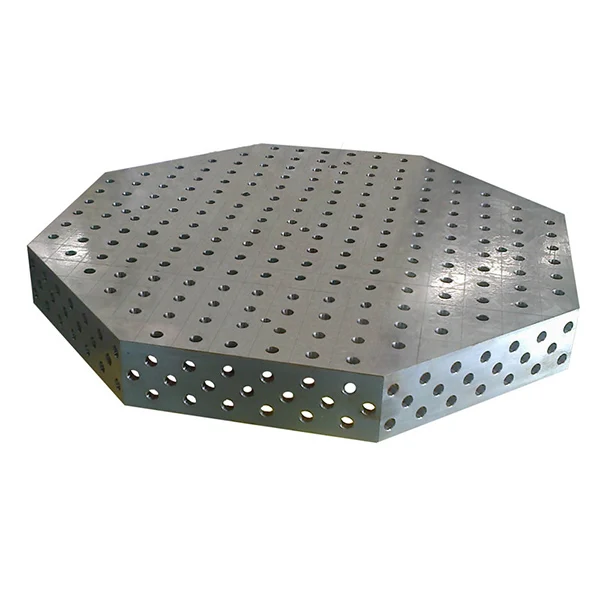 Стальной сварочный стол с опорными ножками Leichman 3D D16 D28