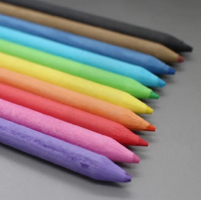 Free sample eco recycled paper made newspaper pencil for kids