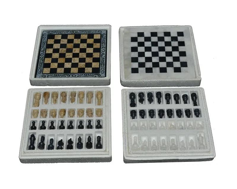 Marble Chess Set , Marble Chess Board Set , Marble Chess Pieces