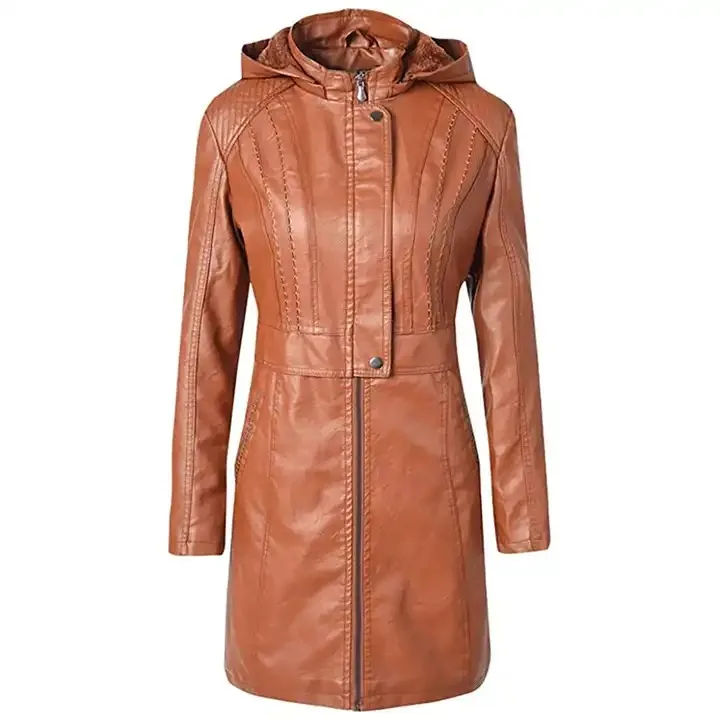 2023 High Quality Women Leather Jacket Sheep Skin Fashion Wear Leather Ladies Jackets For Adults