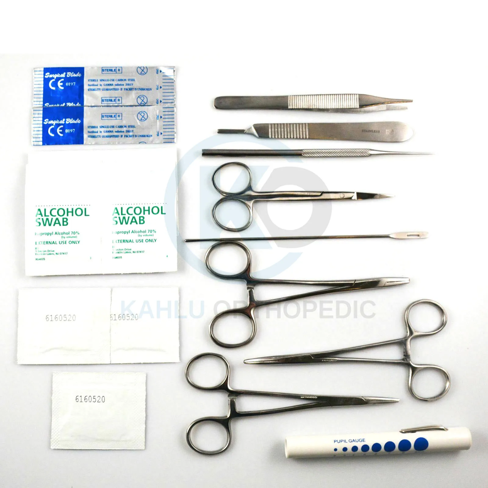 Stainless Steel First Aid Surgical Kit Tactical Molle Pouch Survival Medical Kit By KAHLU ORTHOPEDIC