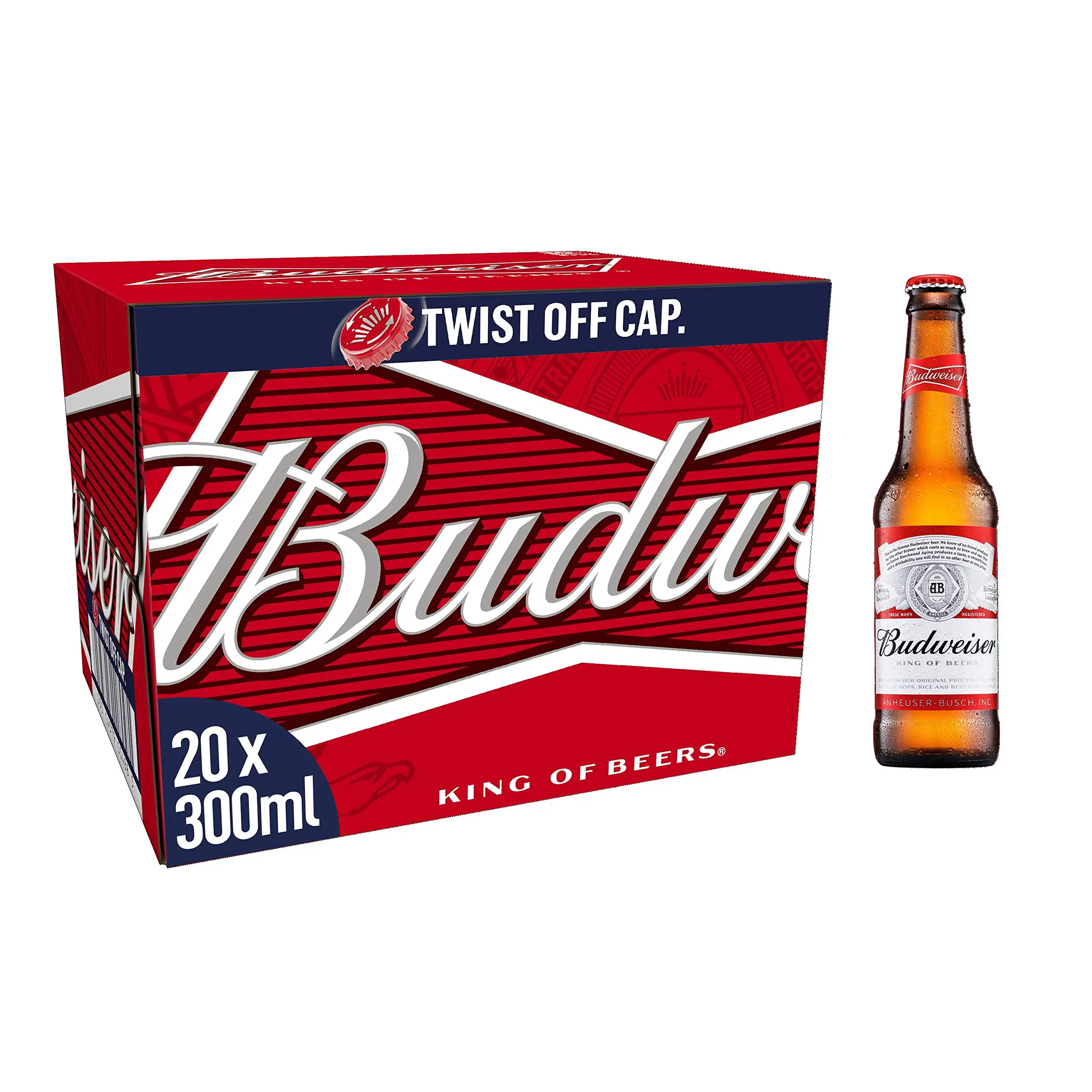 Refreshingly Iconic: Budweiser Beer for Sale-King of  Lager Beers With 4.5% Vol