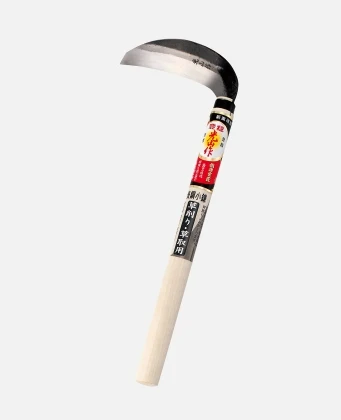 Japanese Weeding Sickle Hounen Kihan HT-0967 Specially Selected Surface Steel Scythe Made in Japan