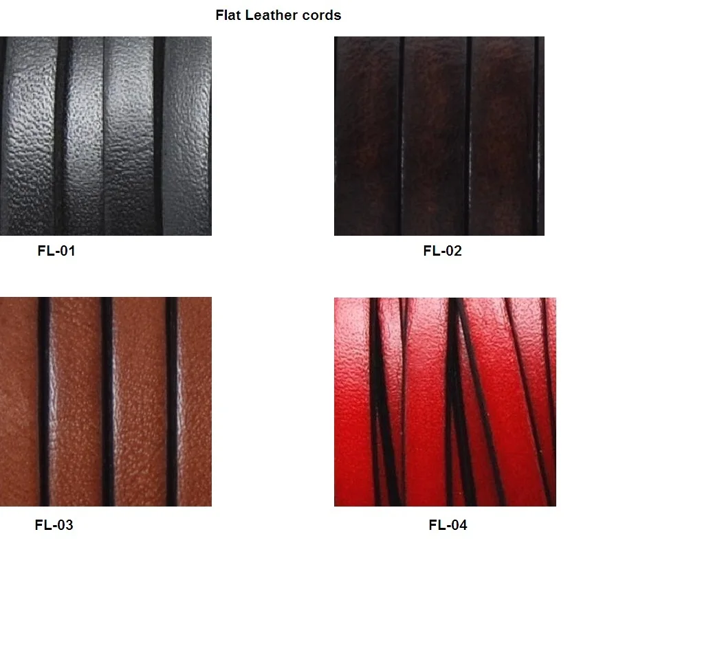 Hot Sale Top Quality Leather Cord for Jewelry Making Flat Leather Cords At Affordable Price From Indian Manufacturer
