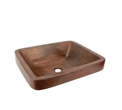 Hottest Selling Customizable Copper Wash Basin Sink Unique Wash Basin Hammered Design Copper Sink Bathroom Sink Hot Selling