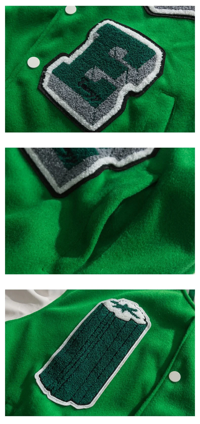 Letterman jackets Versity Baseball Men  Women Streetwear Jackets  Youth Embroidered Loose Jacket