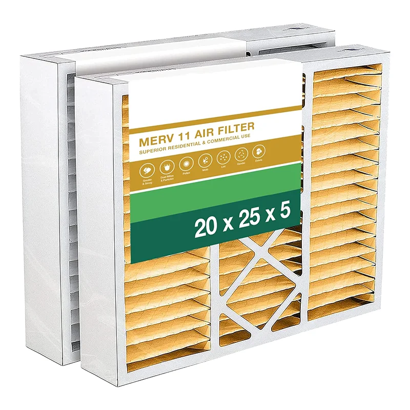 HVAC Furnace Air Filters For Honeywell FC100A1037 Lennox X6673 Carrier EXPXXFIL0020 MACPAK20 20x25x5 Air Filter