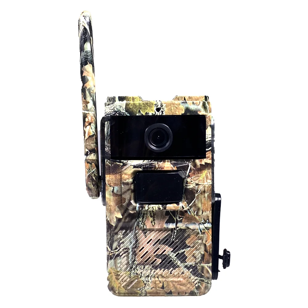 14MP Wild Hunting Camera 4G Lte Trail Camera SIM Wireless Night Vision Camera For Hunting Green Camo With Solar Panel