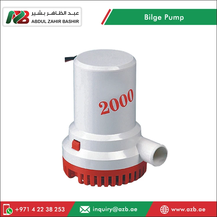 Direct Factory Sale High Pressure Non Automatic Asia 2000GPH Marine Bilge Pump at Low Market Price