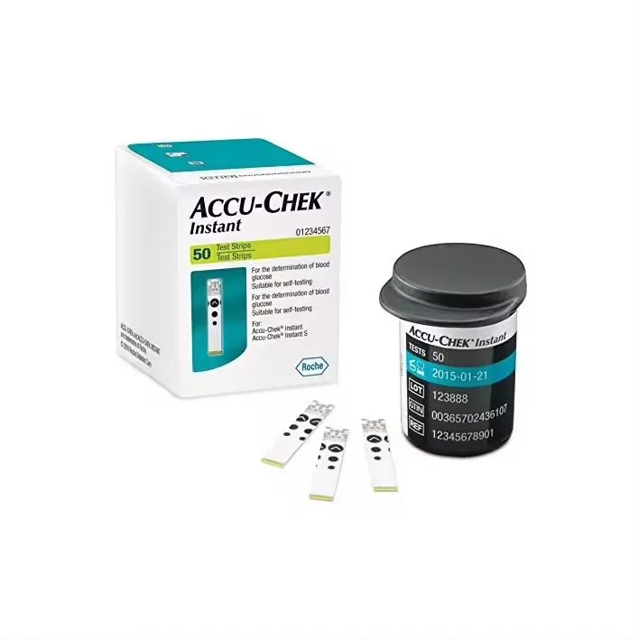 Заводские горячие продажи тест-полоски для глюкозы Accu Chek Active 50