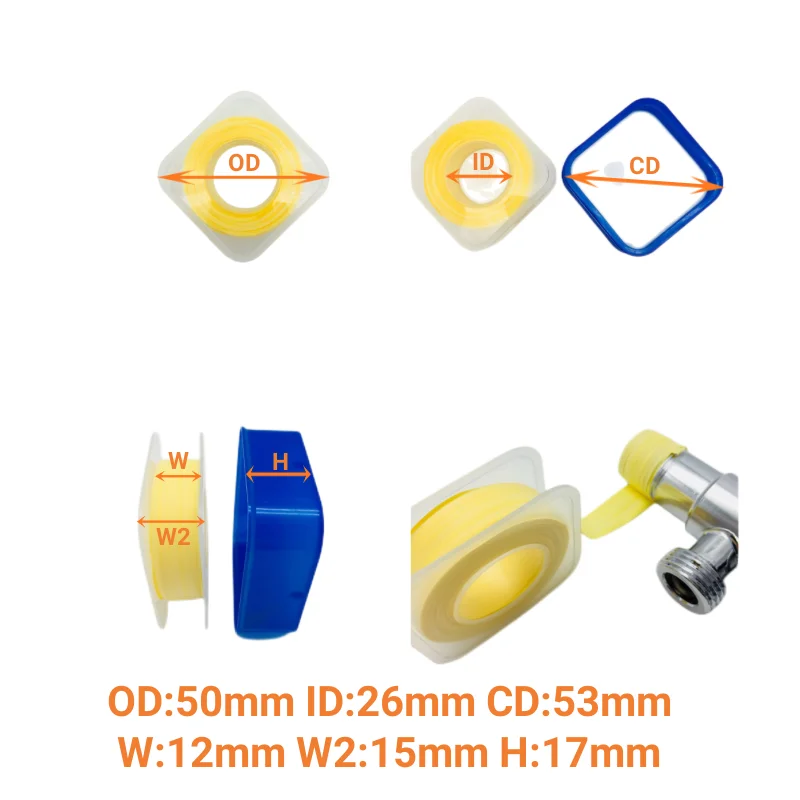 Factory Wholesale heat resistant Ptfe Thread Seal Tape For kitchen pipe seal