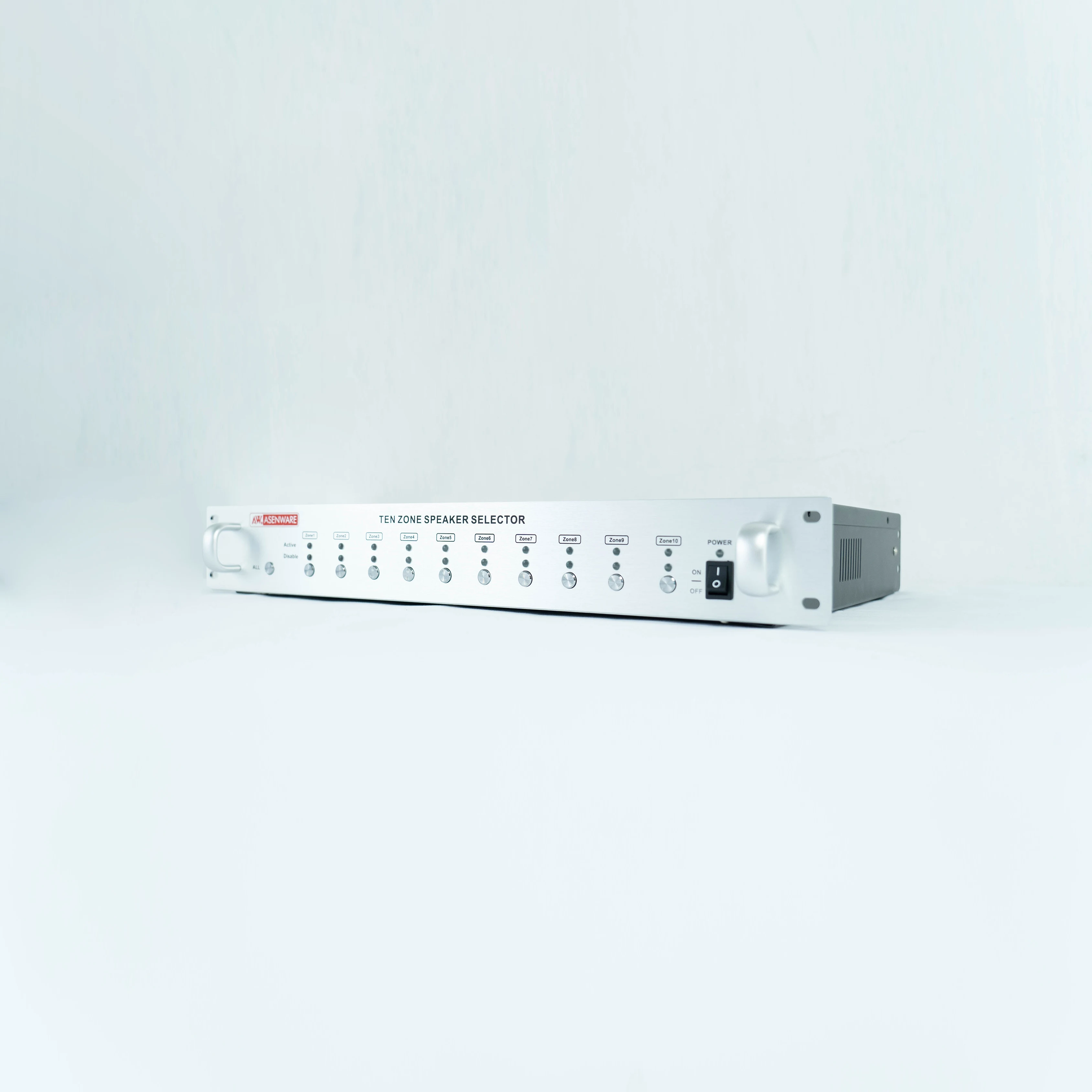 High Quality ten Zone Speaker  selector Switch for supermarket Audio Systems