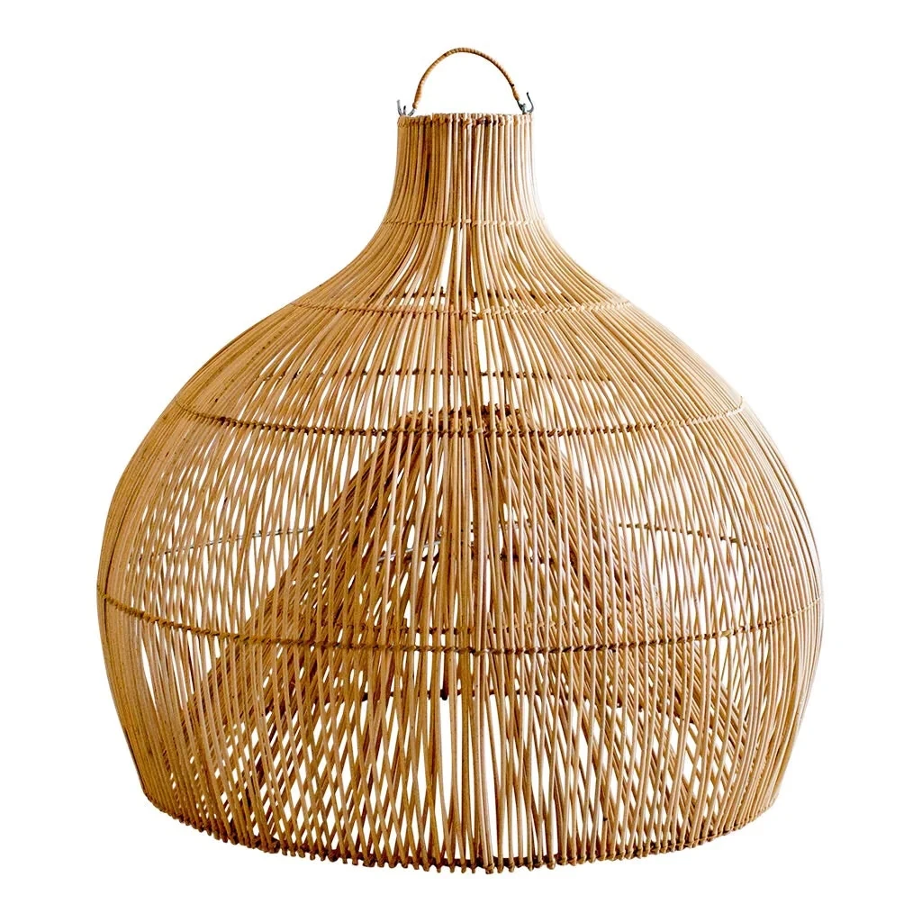 Wholesales Traditional Rattan Lampshade Woven Cylinder Rattan Lampshade Home Room Chandeliers & Pendant Lights Kitchen 50 10000