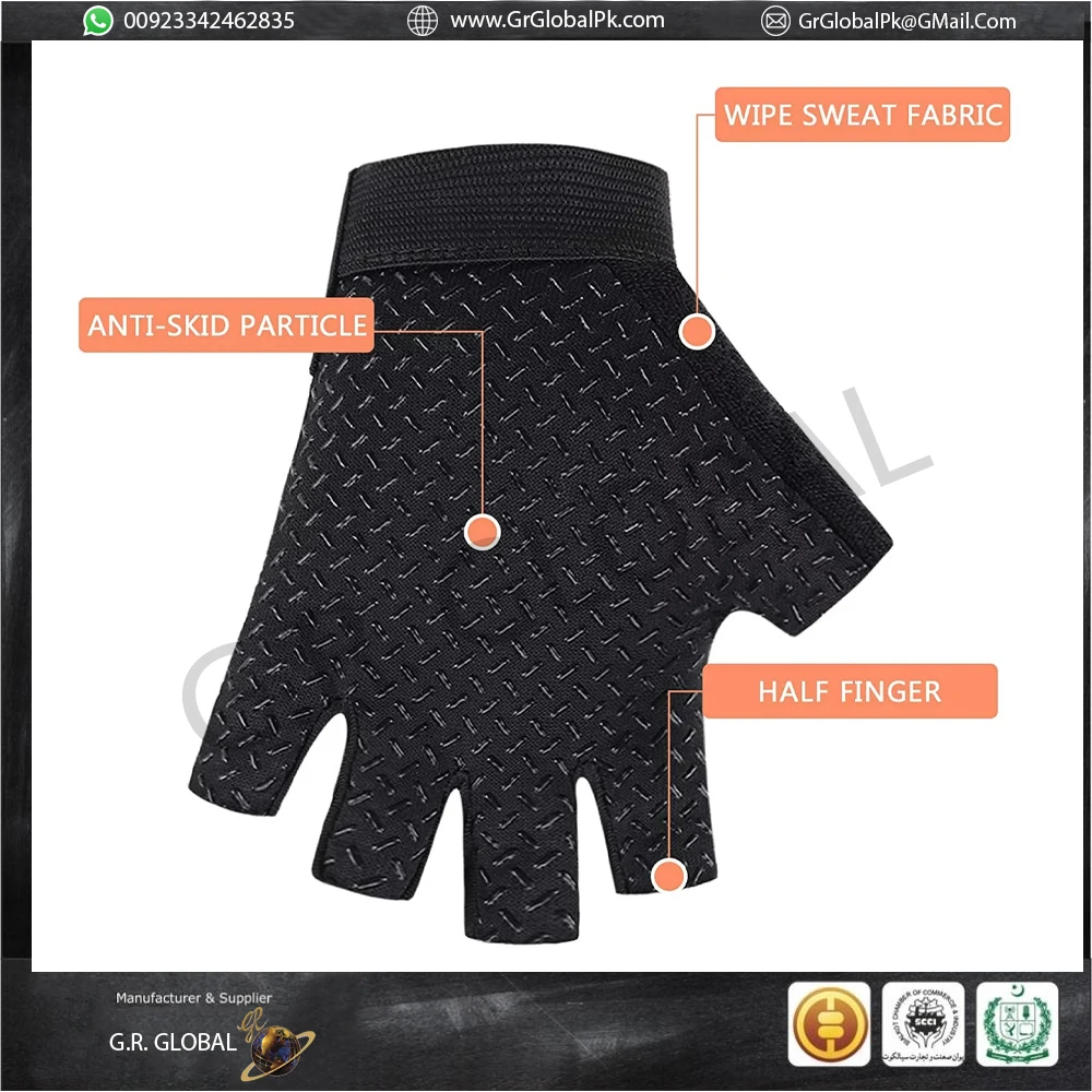 Customizable Design New Sports Cycling Half Finger Gloves MTB anti Slip Riding Gloves Racing Bicycle Gel Padded Soft Gloves