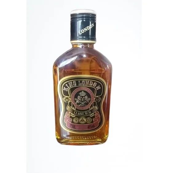 Flavored Rum Distilled Caramel Color Bottle Sugarcane Flavour Premium Grade 175ml Classic Rum For drinking