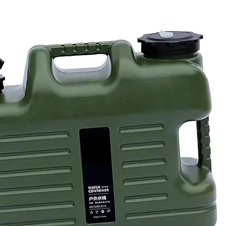 Best one Water Storage Tank with Faucet Water Container for Picnic Hiking Green 18.5L| Outdoor Sports Water Bottles & Hydration