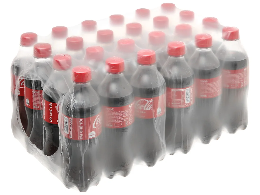 CocaCola soft drink bottle 390ml x 24