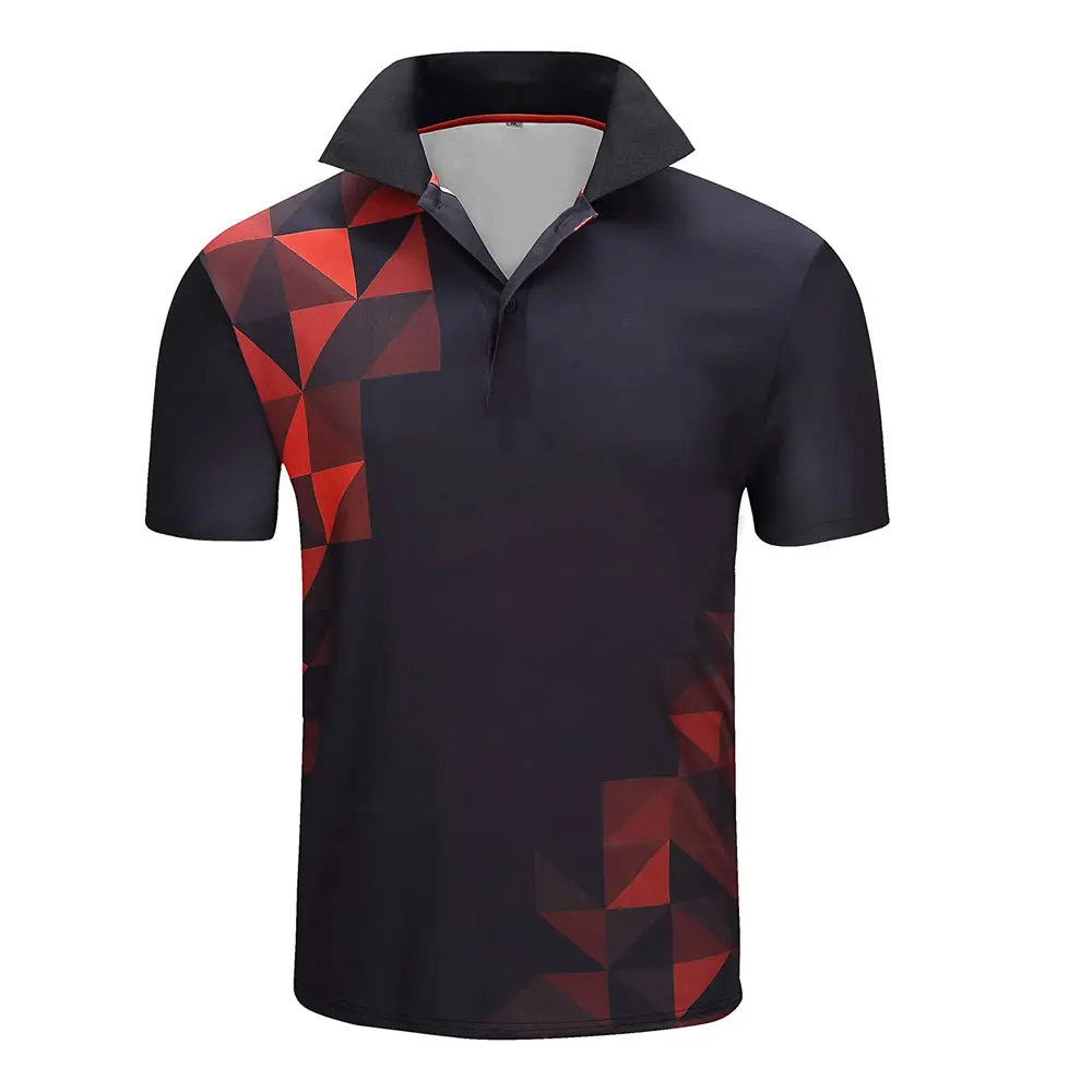 ODM Wholesale New Model Printed Polo Shirts For Men Short Sleeve Custom Logo Embroidery Plain Golf  Polo T-shirts