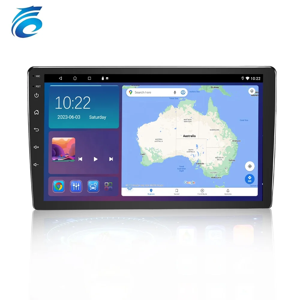 The latest HD Touch Screen Double 2din Car Stereo Radio Android Navi GPS WiFi Carplay 2-64GB