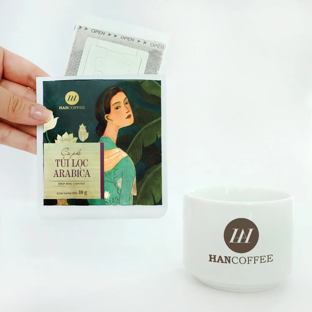 Five Stars 100% Arabica Coffee Bean Drip Bag Filter Chocolate Flavored Instant Coffee Grounds ODM/OEM provided