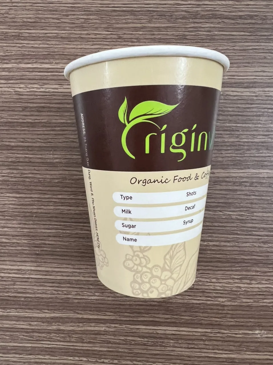 Vietnam Manufacturing Custom Paper cup with sleeves disposable