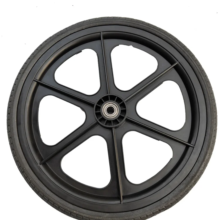 Wholesale best quality 16' 20' 24' PU Tires for Wheelchair wheels PU solid wheel