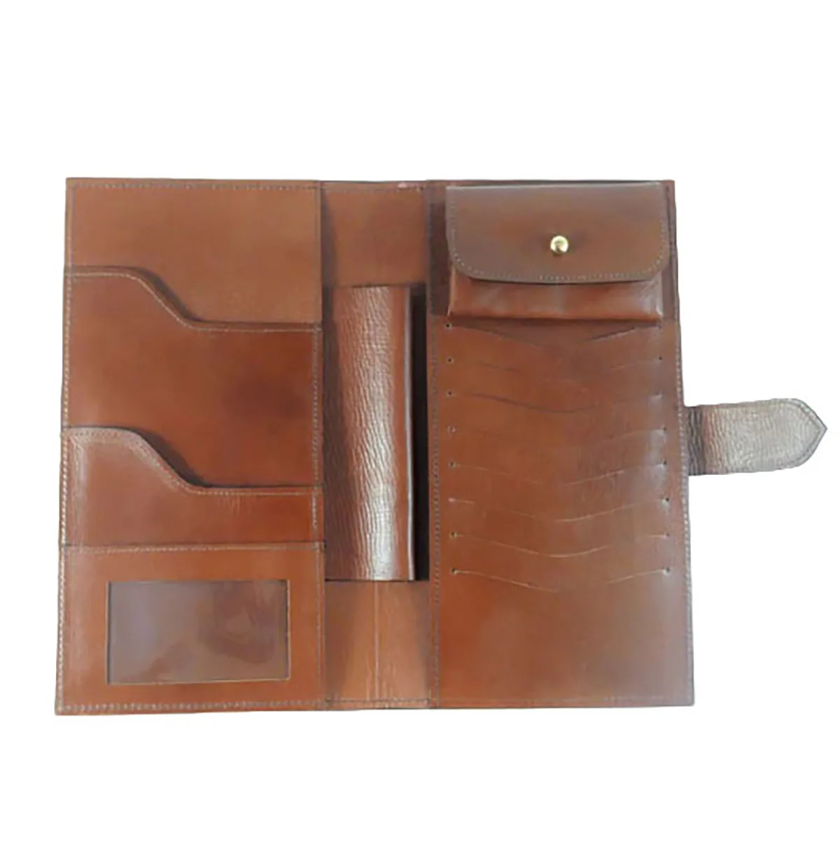 New Style 100% Genuine Cow Leather travel Wallets For Sale / Wholesale Best Price Quick Dry Men Genuine Leather Passport Wallet