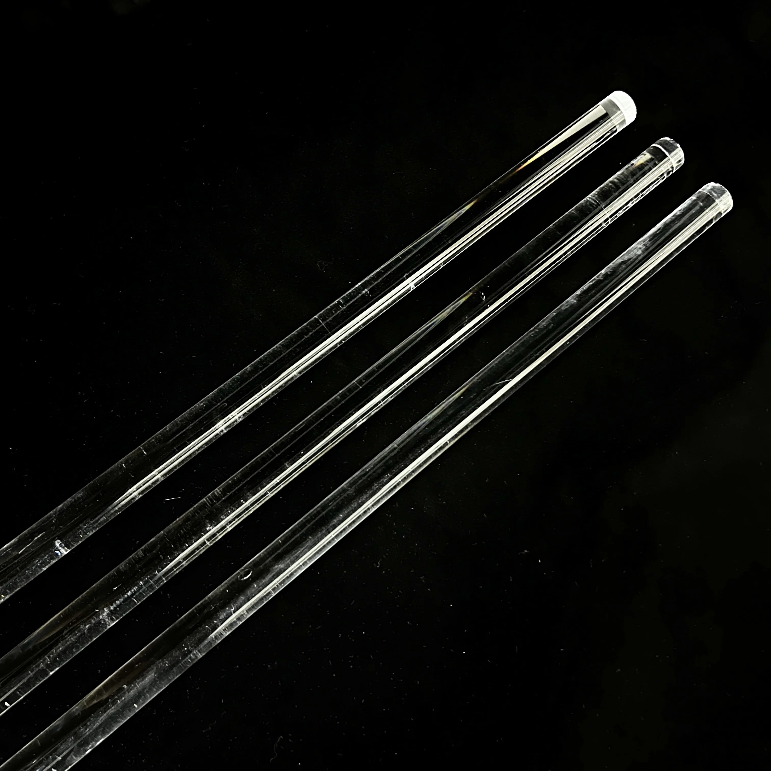 Wholesale High Purity Optical Fiber Fused  Clear glass stick Glass rod Quartz Rod