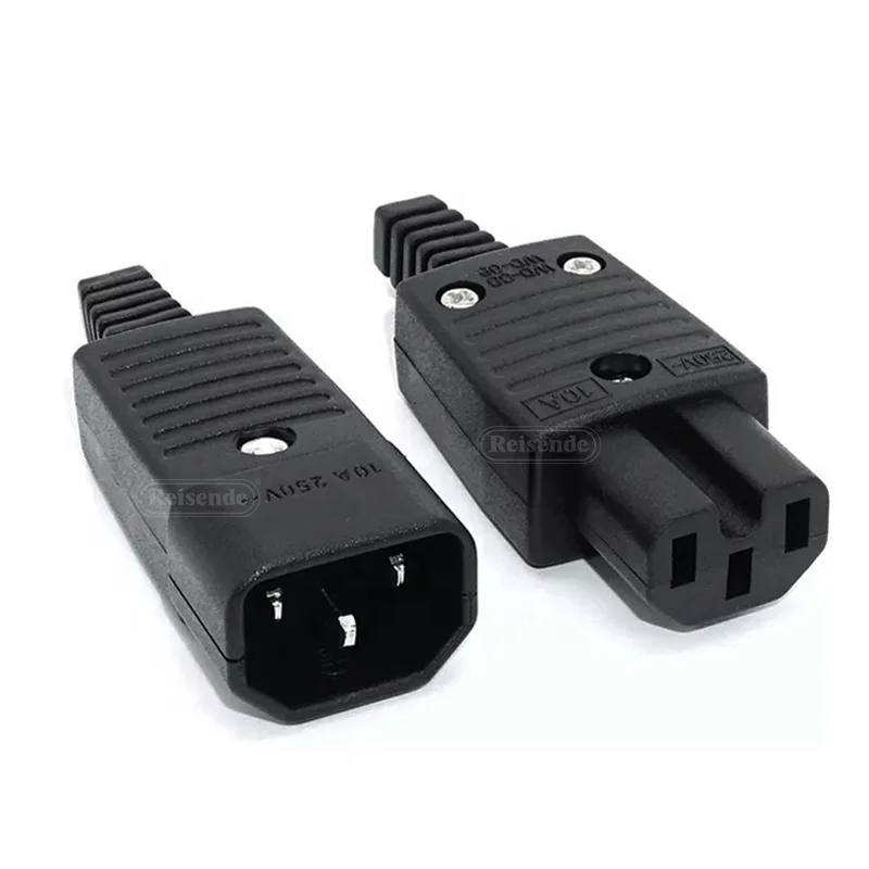IEC320 C14 C15 AC PDU/UPS Wired Power Outlet Socket Cable Assemble Install Electrical Panel Receptacle AC Socket 250V 10A