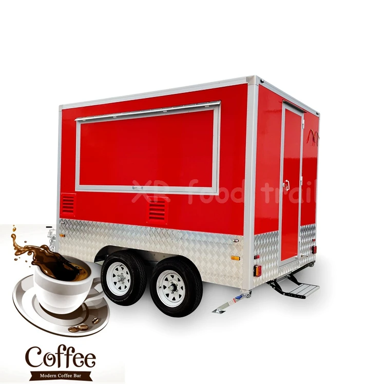 snack machines mobile modular transformer coffe food truck trailer containers kiosk cart with fridge